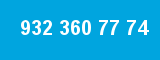 932 360 77 74 932 360 77 74